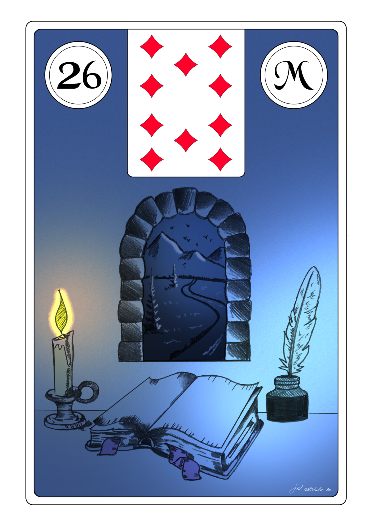 Lenormand Tageskarte Buch