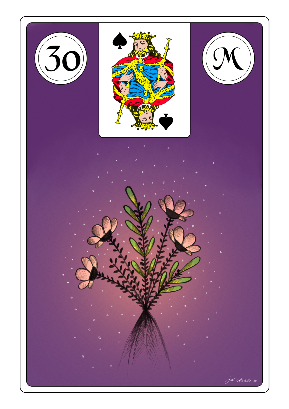 Lenormand Tageskarte Lilie