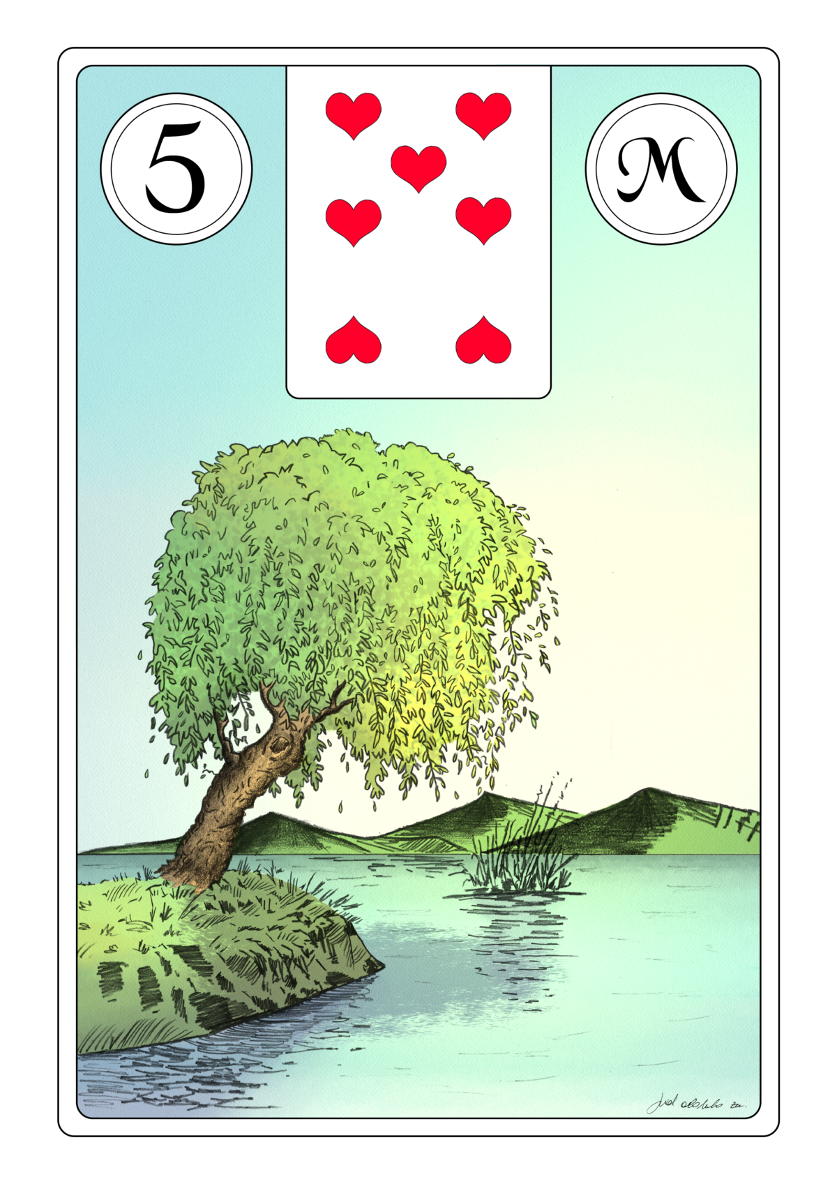 Lenormand Monatskarte Der Baum